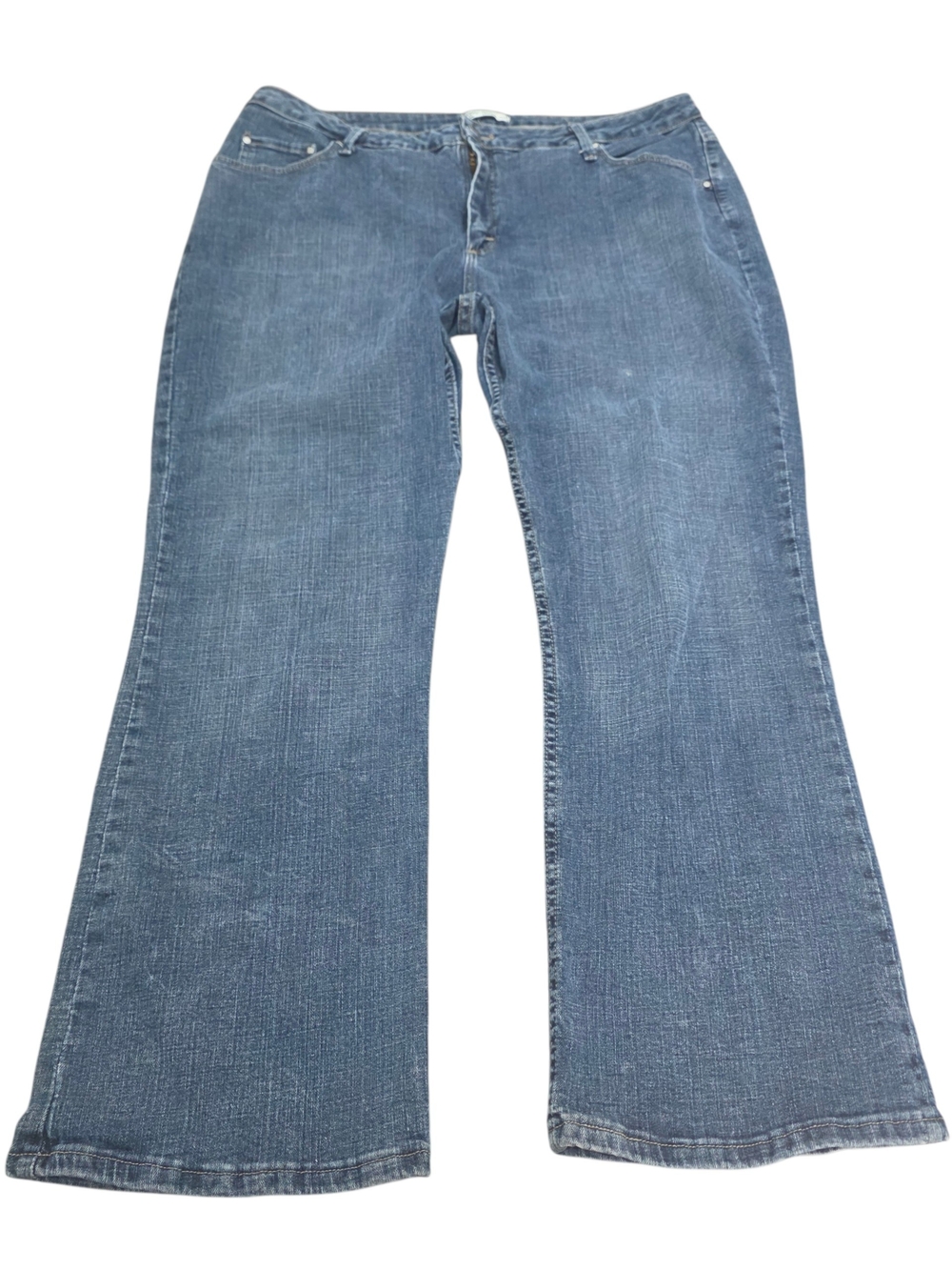 Lee Women's Plus Bootcut Flared Jeans in Classic Blue (Sz:20)
